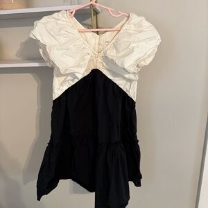 Zara kids back and white dress